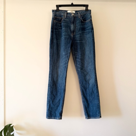 Reformation Julia High Cigarette Jean Teton Wash 27 - Picture 3 of 7